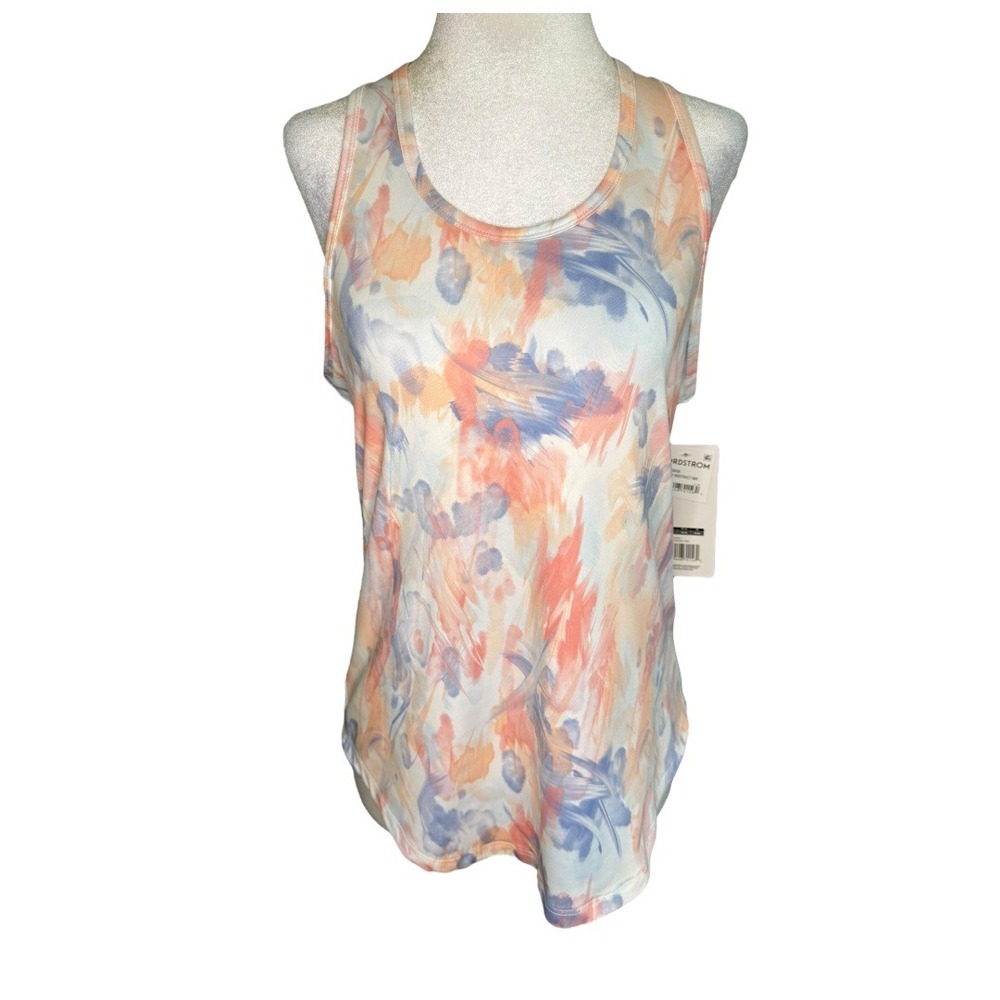 NEW Marika Active Tank Top Sleeveless Workout Dubarry Abstract‎ Mix Small
